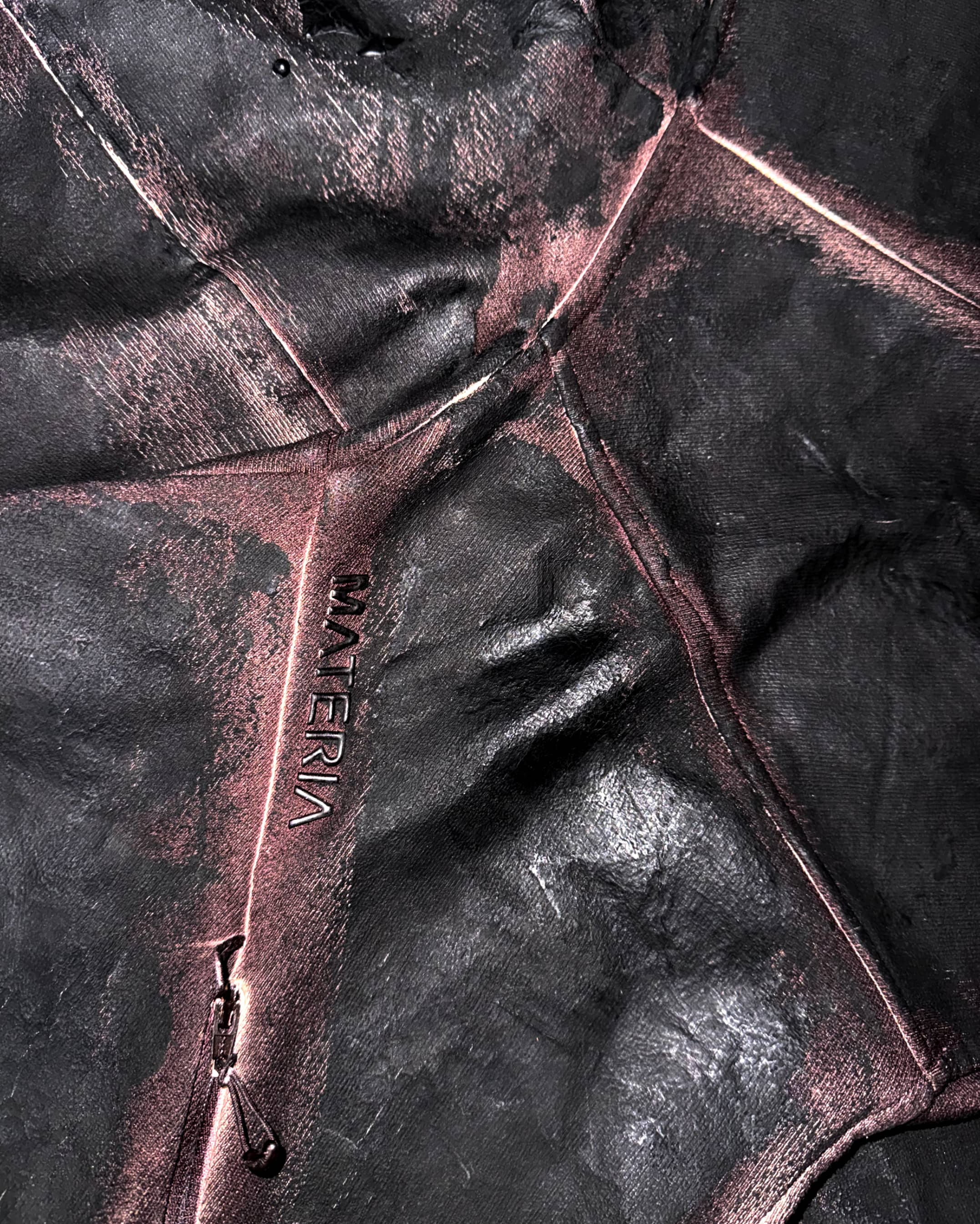 MATERIA PHYSIS_001_ZIP HOODIE_CROCO NYCHTA