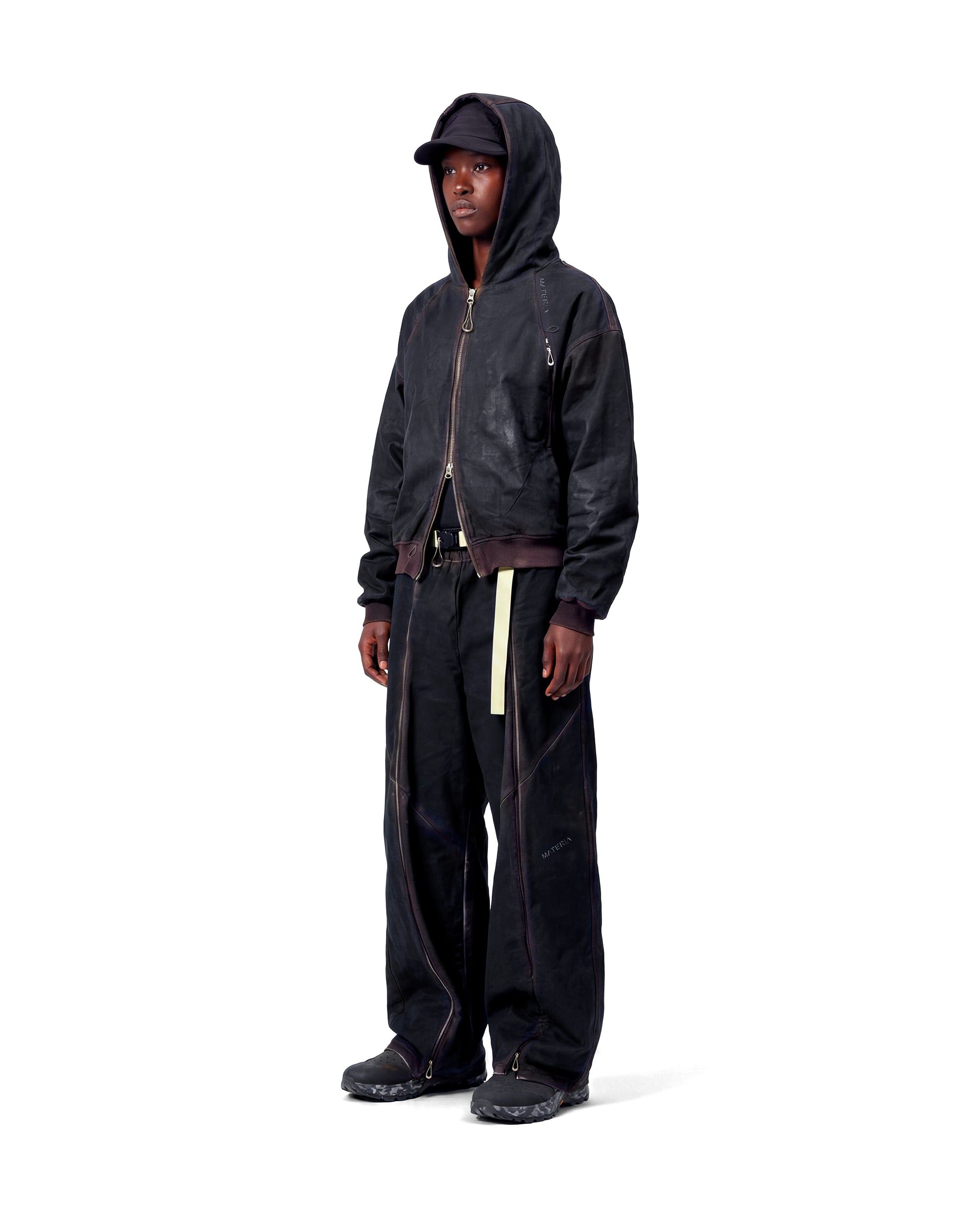 MATERIA PHYSIS_001_ZIP HOODIE_CROCO NYCHTA