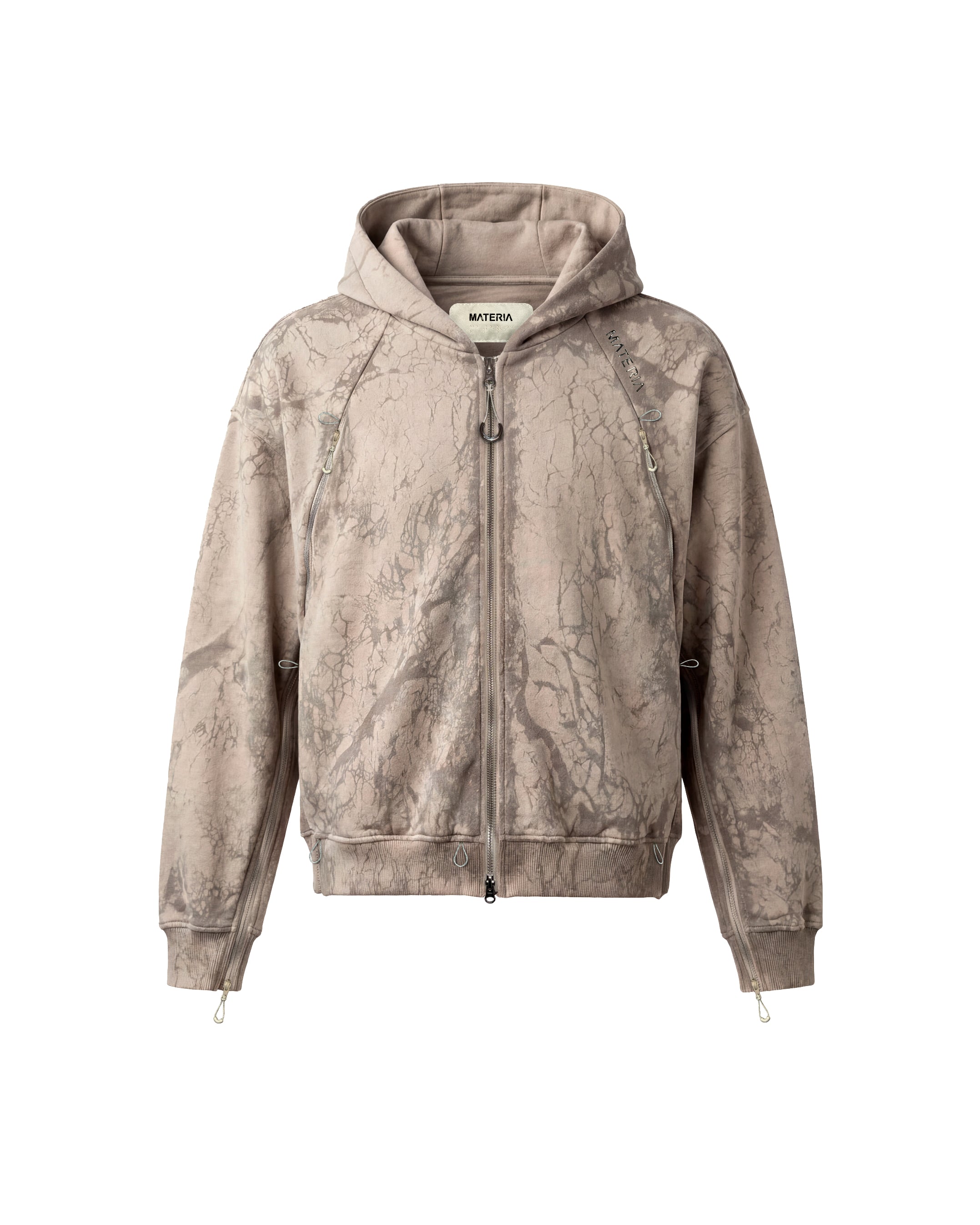 MATERIA PHYSIS_001_ZIP HOODIE_ARGILLA BEIGE