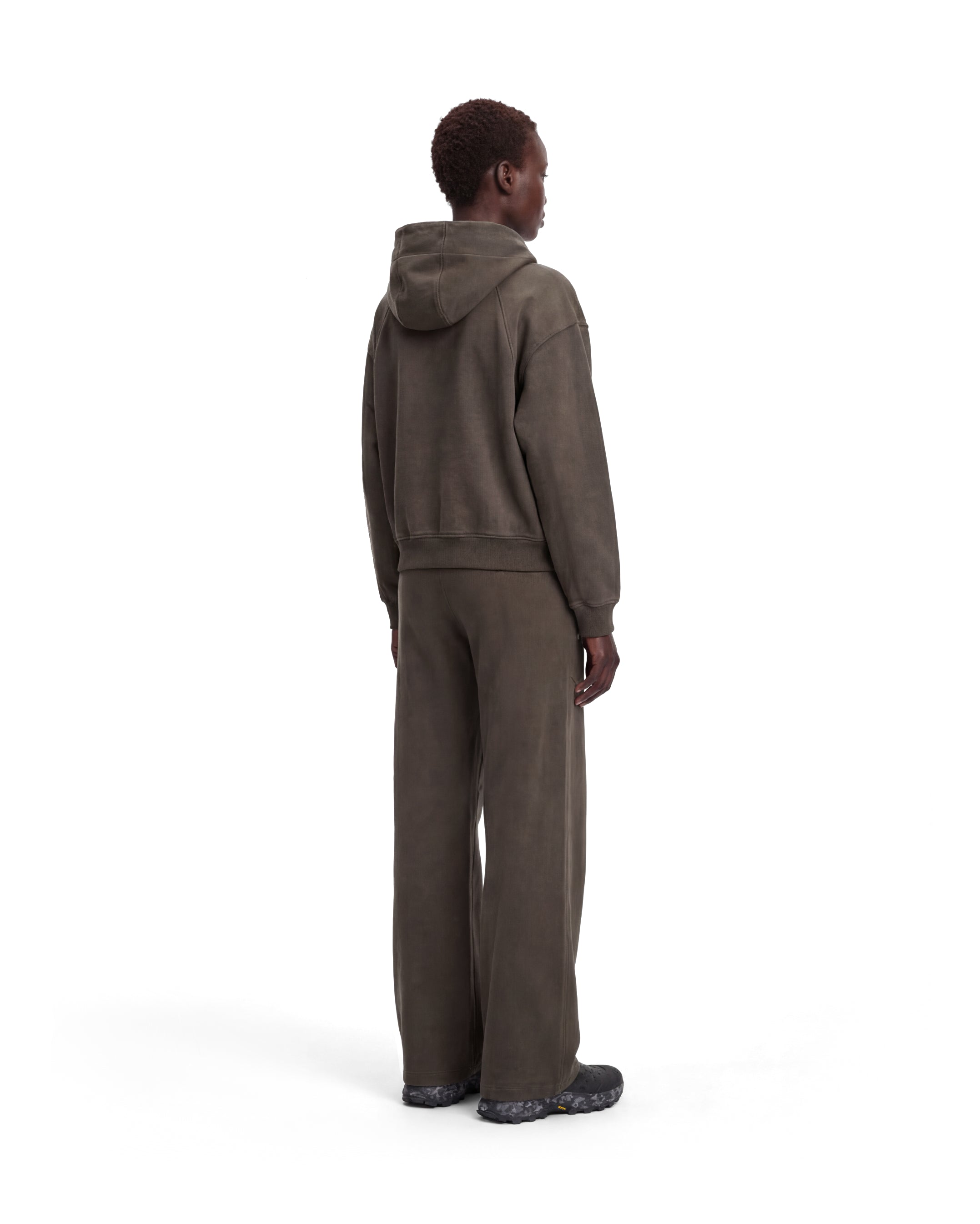 MATERIA PHYSIS_001_ZIP HOODIE_BROWN